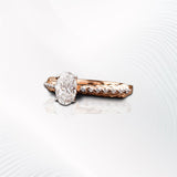 0.92ct Oval Runway Ring