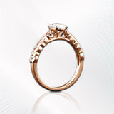0.92ct Oval Runway Ring
